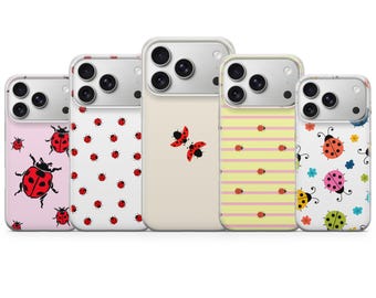 Coque de téléphone coccinelle pour iPhone 17 Pro Max, 17e, 15, 14, 13 et Samsung S26 Ultra, S25 FE, A57, A56, Pixel 10, 9A