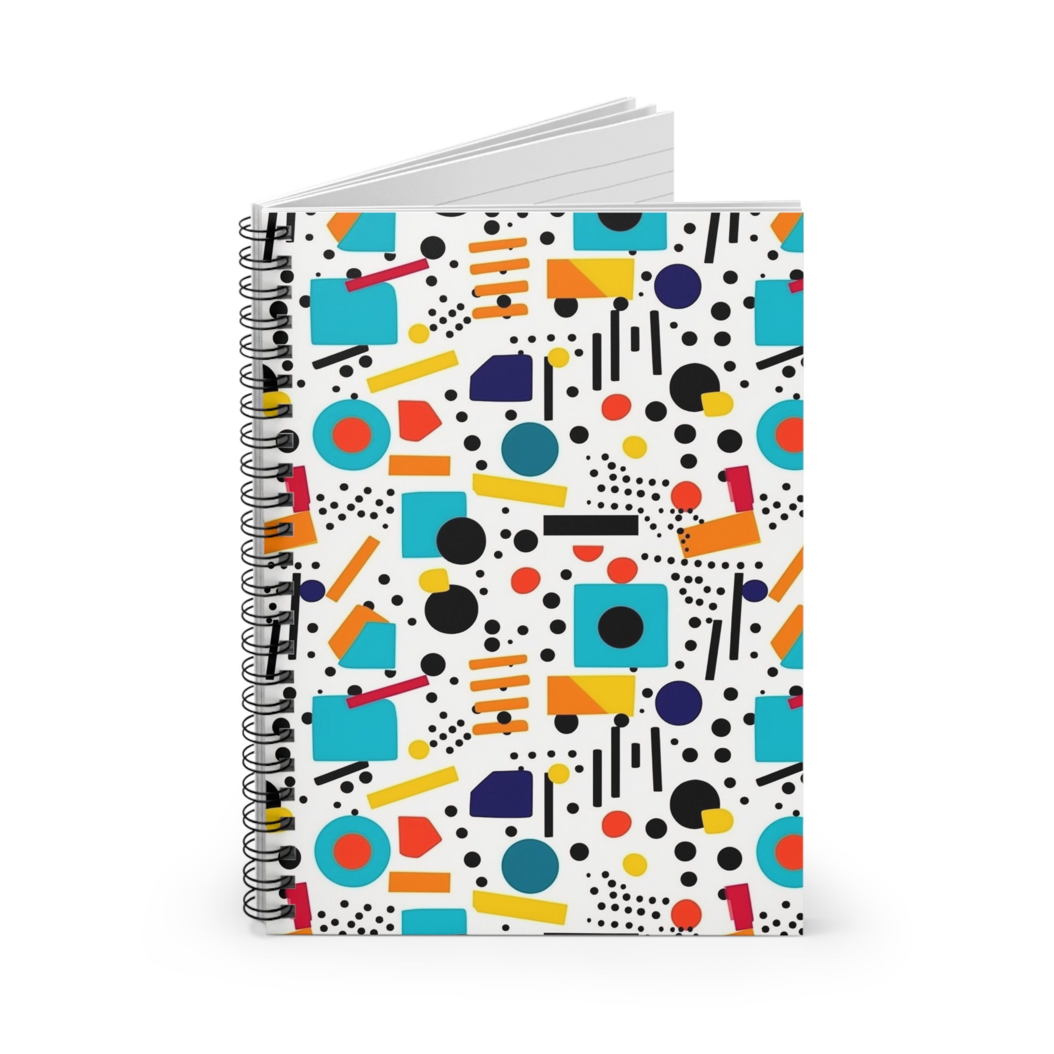 Notebook 90 90's Style Spiral Notebook, 90's Pattern, 1990's Vintage Style Journal ...
