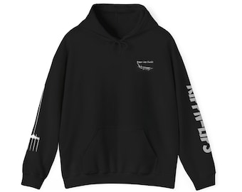 Tod von oben Fisch Grafik Hoodie | Lake Winnebago WI, Vintage Flugzeug Design