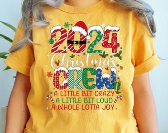 Bluza z kapturem świątecznym 2025 | Świąteczna koszula rodzinna | Trochę szaleństwa, a dużo miłości