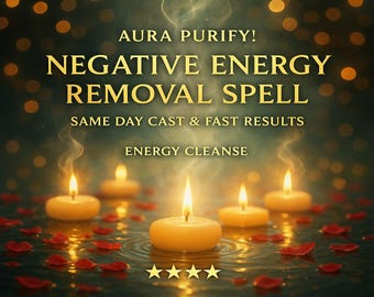 RIMOZIONE DELL'ENERGIA NEGATIVA, Purificazione Spirituale, Purificazione dell'Aura, Disintossicazione Energetica, Ripristino della Pace