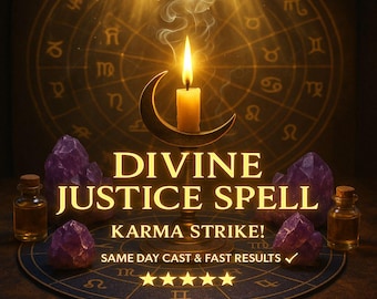 DIVINE JUSTICE, Karma Spell, Truth Revelation, Balance Restoration, Spiritual Judgment