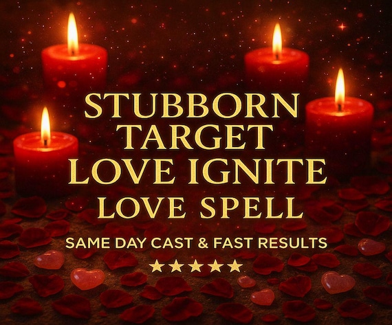 STUBBORN TARGET LOVE, Attraction Spell, Obsession Energy, Heart Awakening, Relationship Manifestation