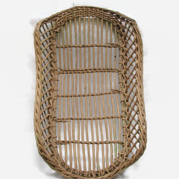 Victorian Wicker Baby Bed , Infant Lounge , Papoose Carrier ,  Scale Bed .