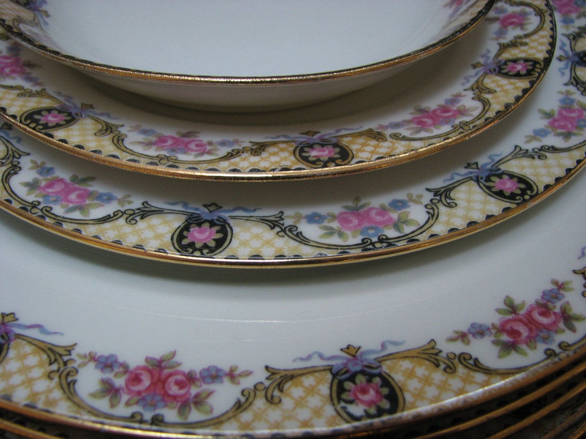 Antique French Limoges Jean Pouyat Limoges France Porcelain Etsy