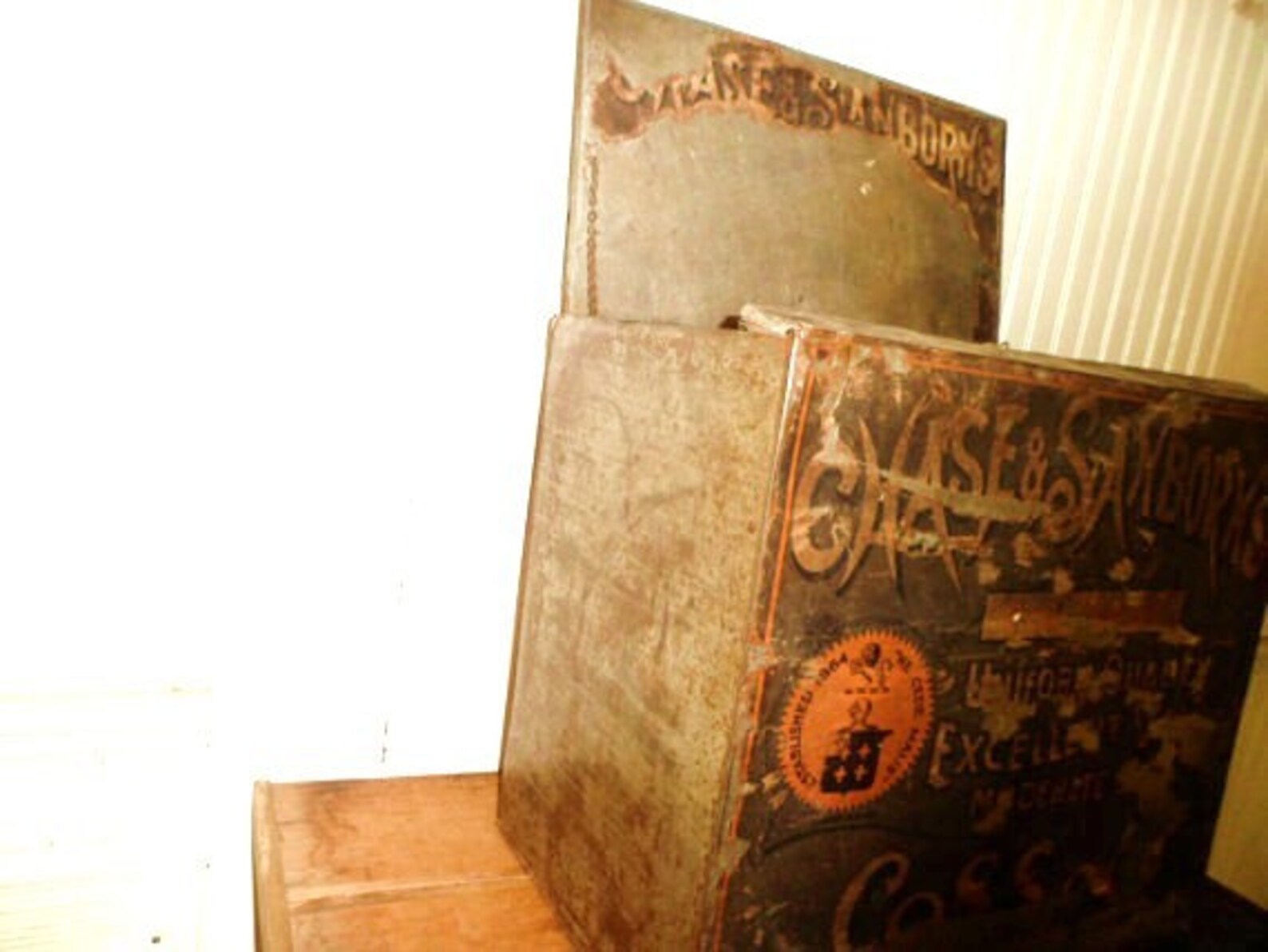 Large Antique Coffee bin Mercantile Coffee Bean Bin Chase Etsy