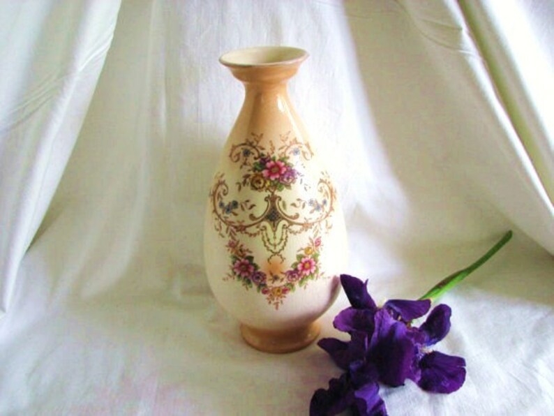 English Vase Crown Ducal Ware Vase 1916 Etsy