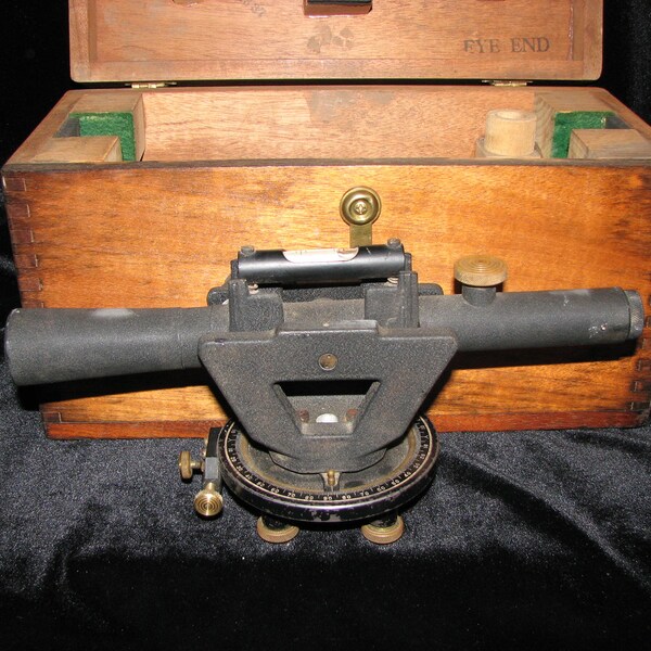 1930's Transit Surveyor Scope and Level Sears Roebuck Craftsman
