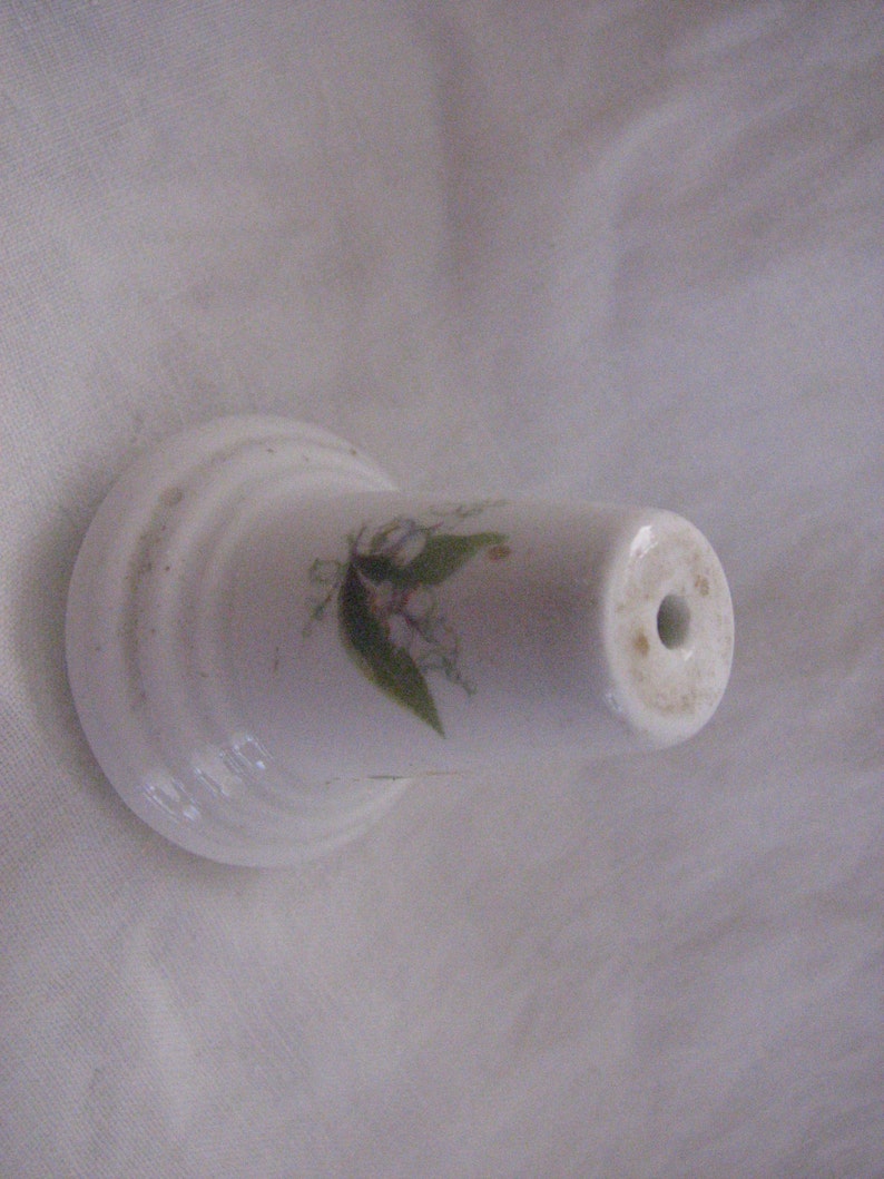 English Porcelain Pull for Chandelier or Lamp or Finial Etsy