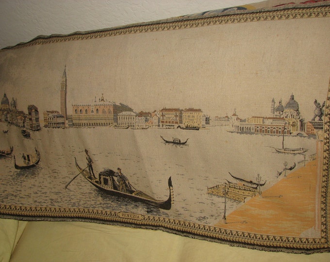 Antique Textile Venezia Tapestry Made in Italy Etsy