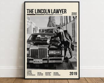 Póster de la película El abogado del Lincoln, Matthew McConaughey, Arte de pared cinematográfico