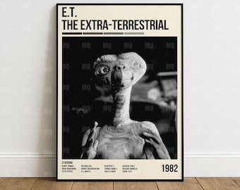 E.T. the Extra Terrestrial - Digital Print of Original Art ET - Etsy