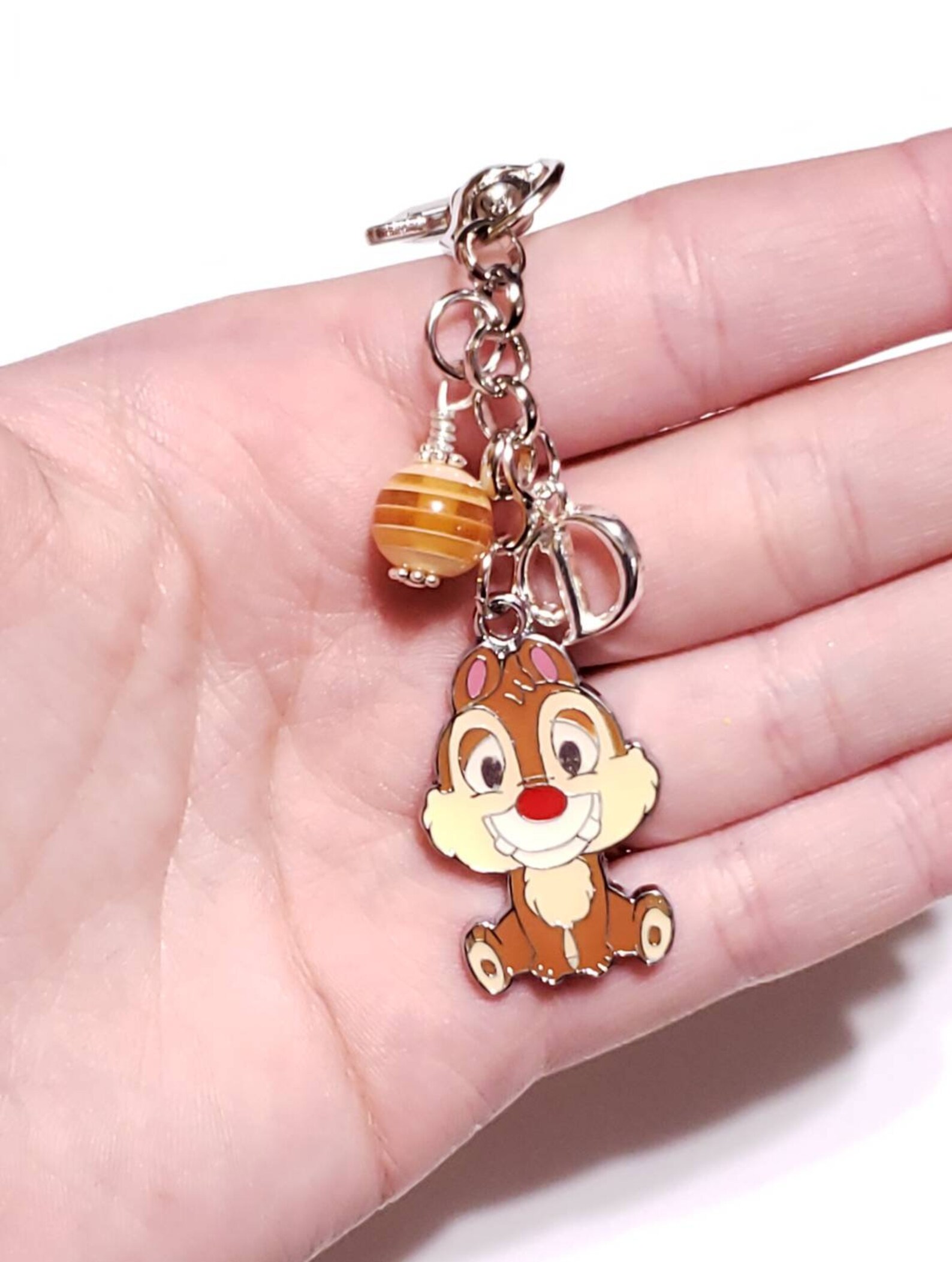 Chipmunk keychain personalized dale keychain gift ideas for Etsy