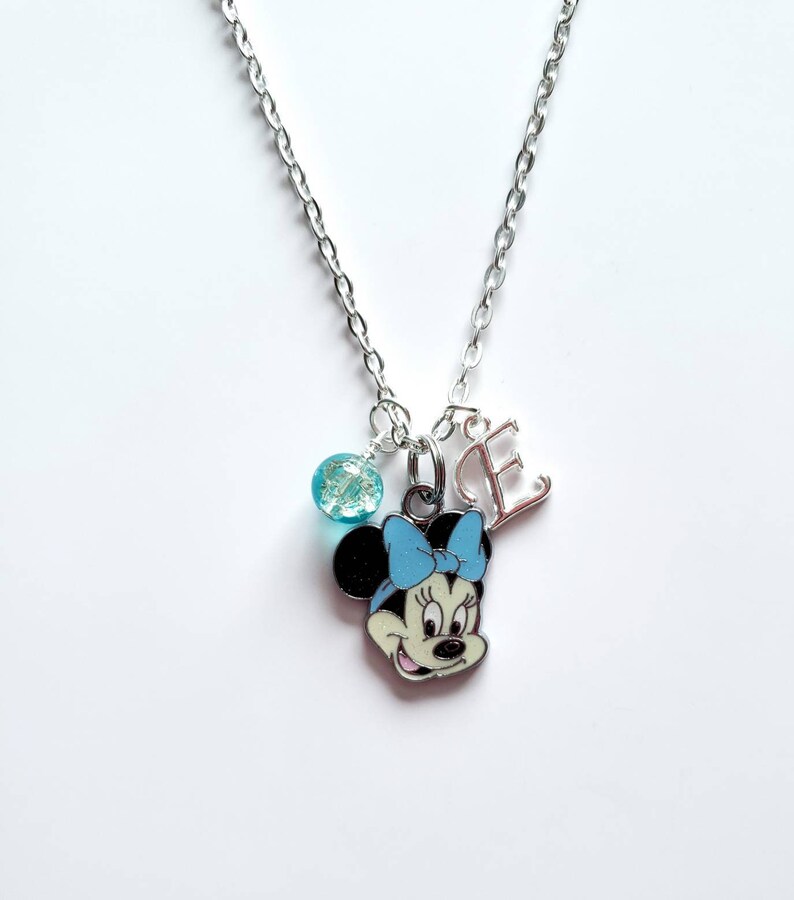 Minnie Mouse Necklace Personalized Minnie Necklace for Girls Etsy