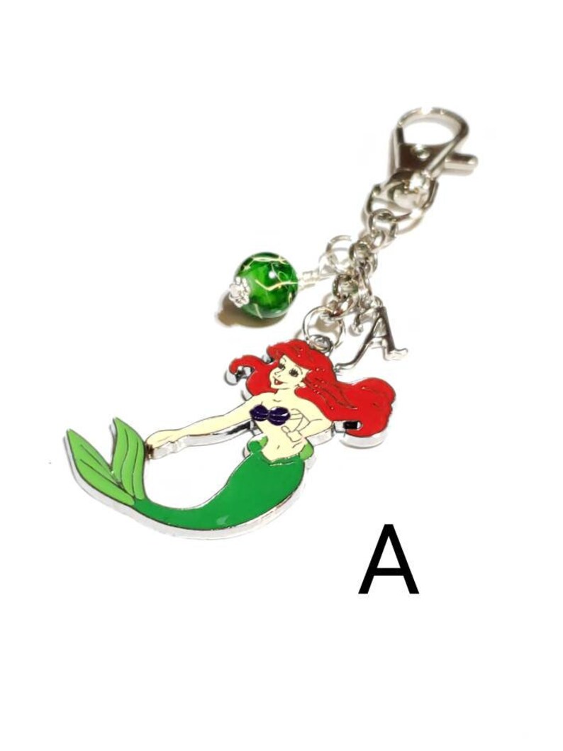 Little Mermaid Keychains Keychains Little Mermaid Disney Etsy