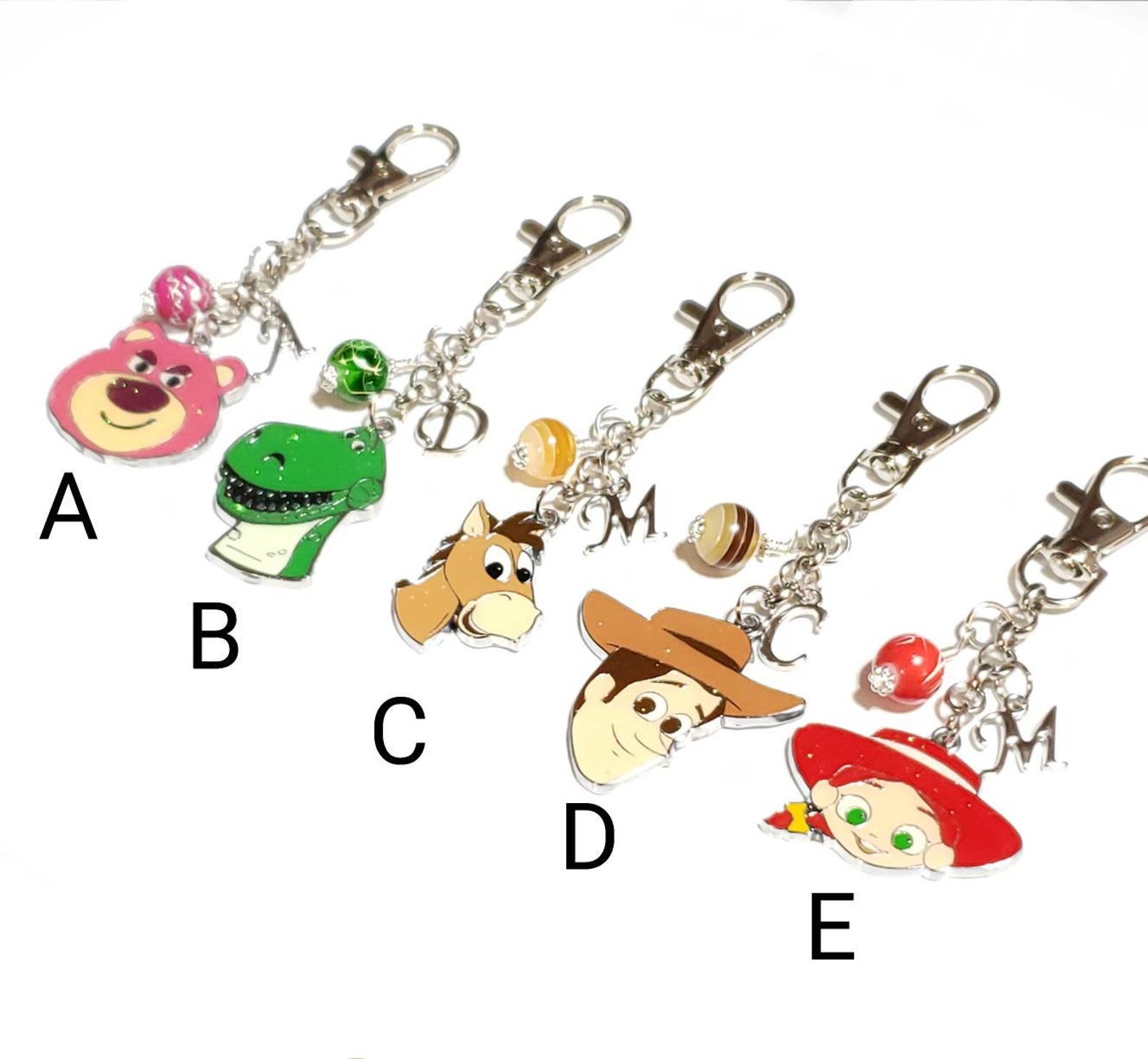 Toy Story Keychains Personalized Disney Keychain Woody Buzz Etsy