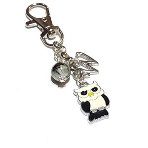 Personalized owl keychain, owl name keychain, personalized gift keychain, custom name keychain, owl charm, birthday gift, gift for kids