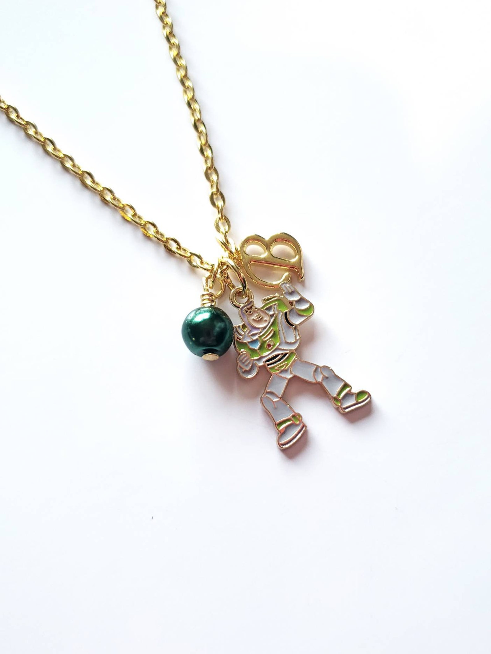 Buzz Lightyear Necklace Toy Story Necklace Personalized Name Etsy