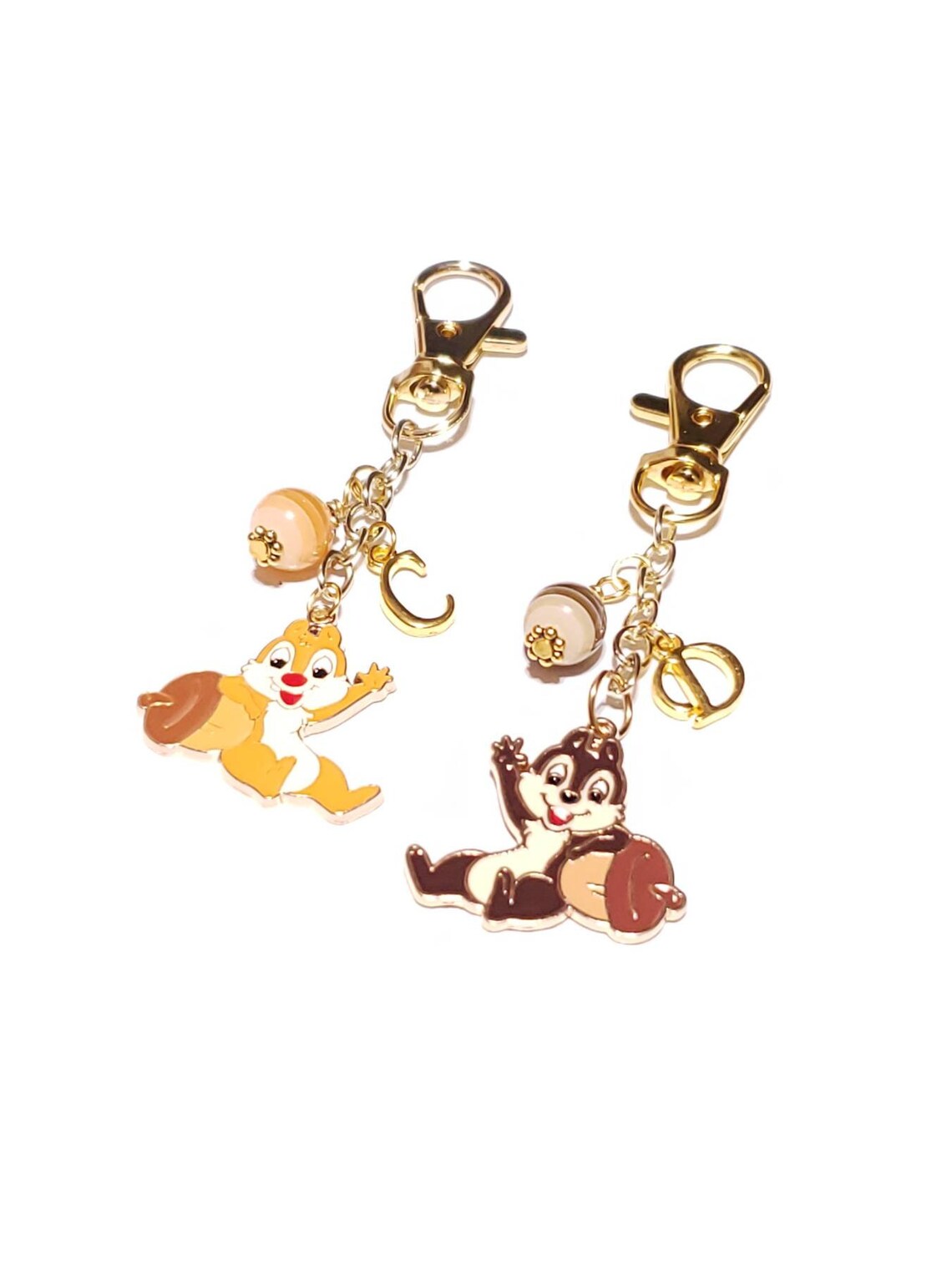 Chipmunk keychain personalized dale keychain gift ideas for Etsy