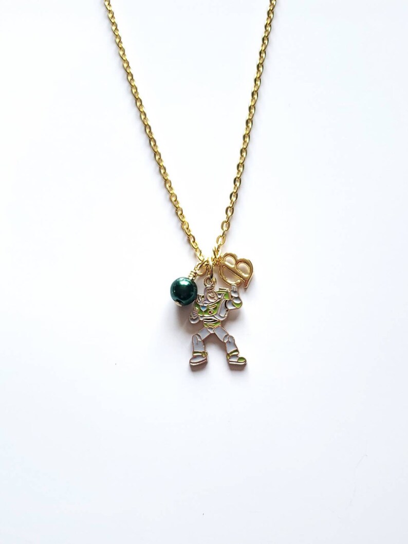 Buzz Lightyear Necklace Toy Story Necklace Personalized Name Etsy