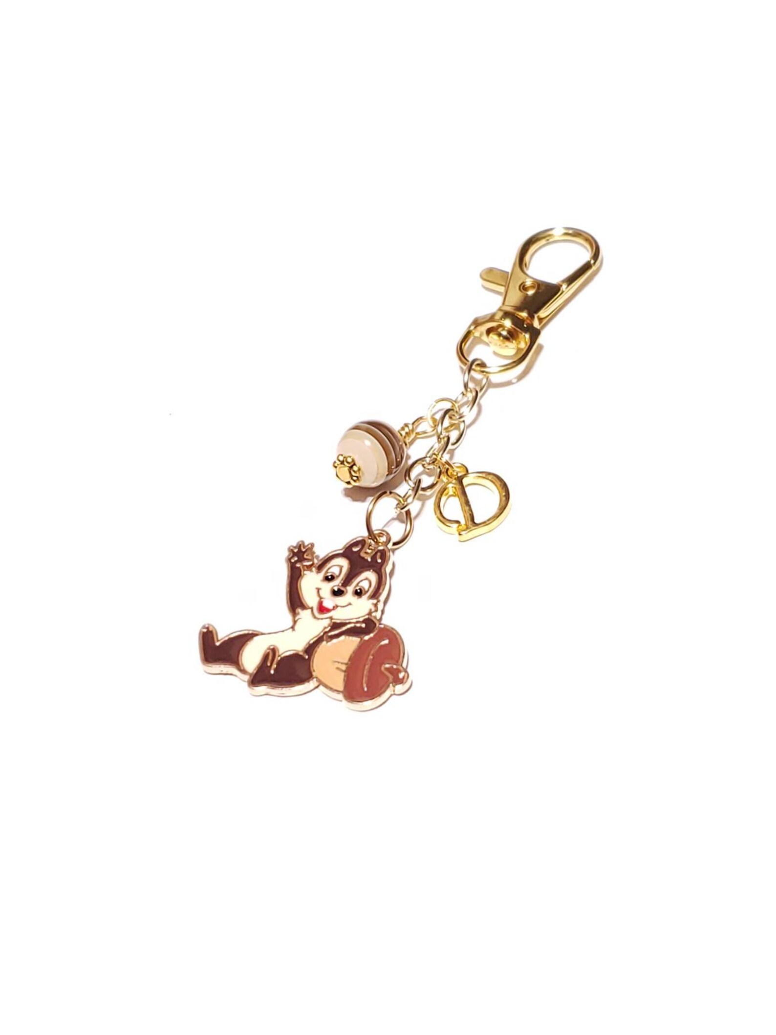 Chipmunk keychain personalized dale keychain gift ideas for Etsy
