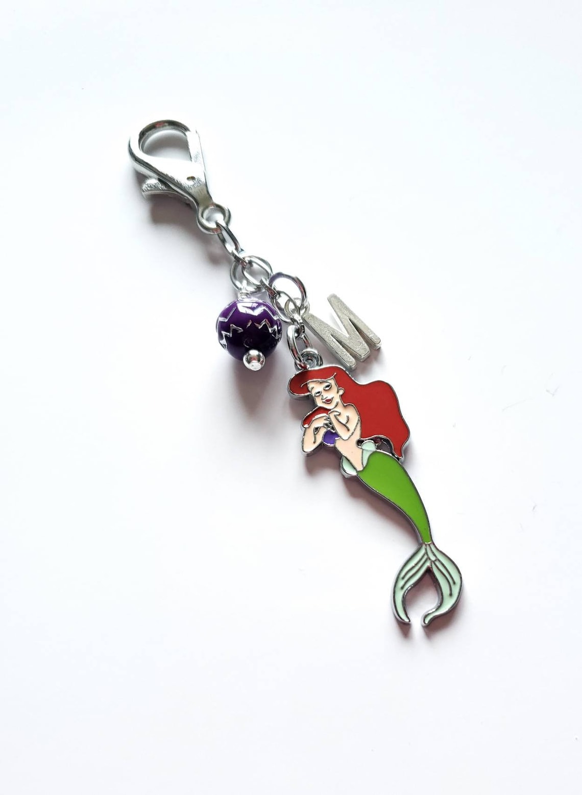 Little mermaid keychains keychains little mermaid disney Etsy