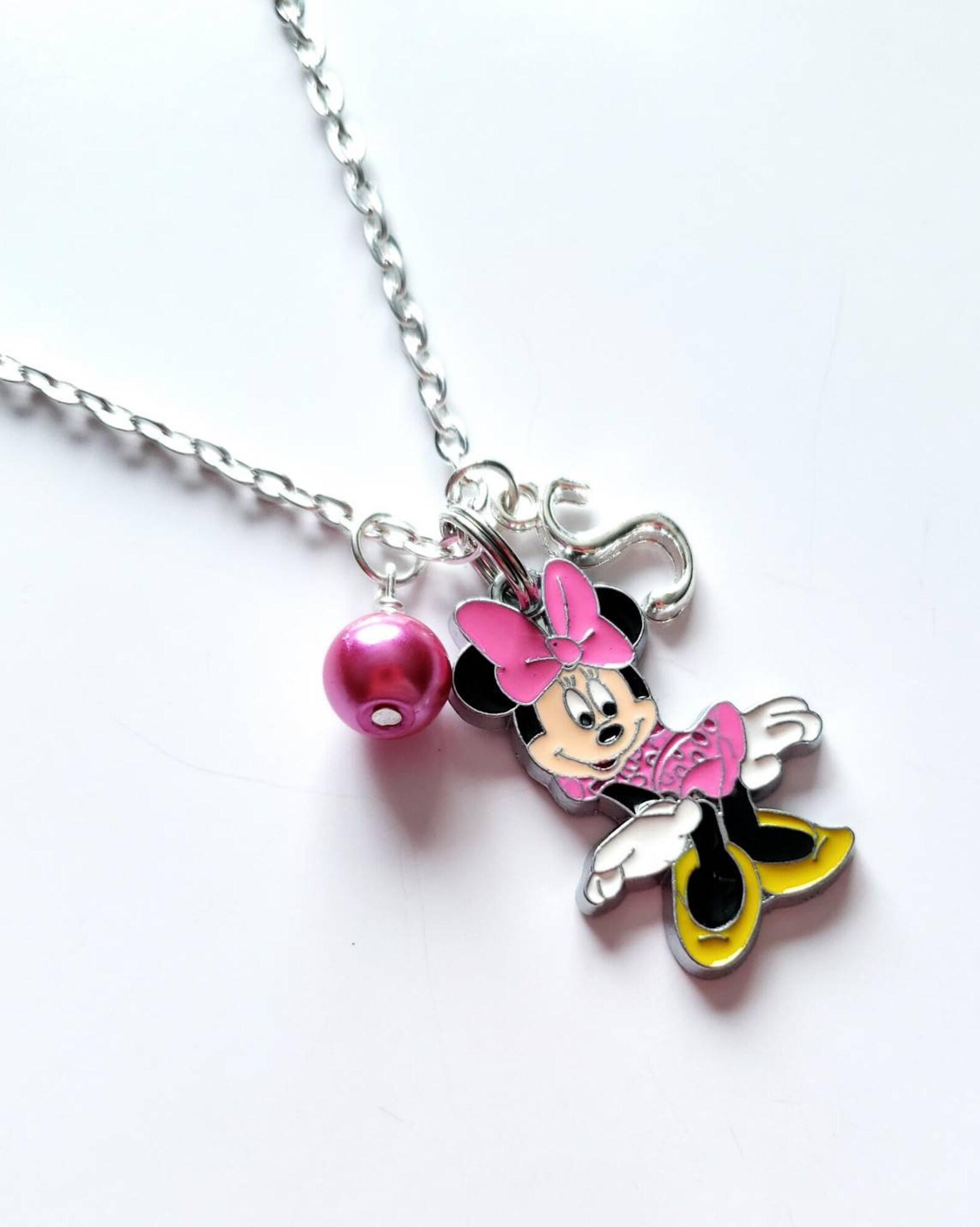 Minnie Mouse Necklace Personalized Minnie Necklace for Girls Etsy