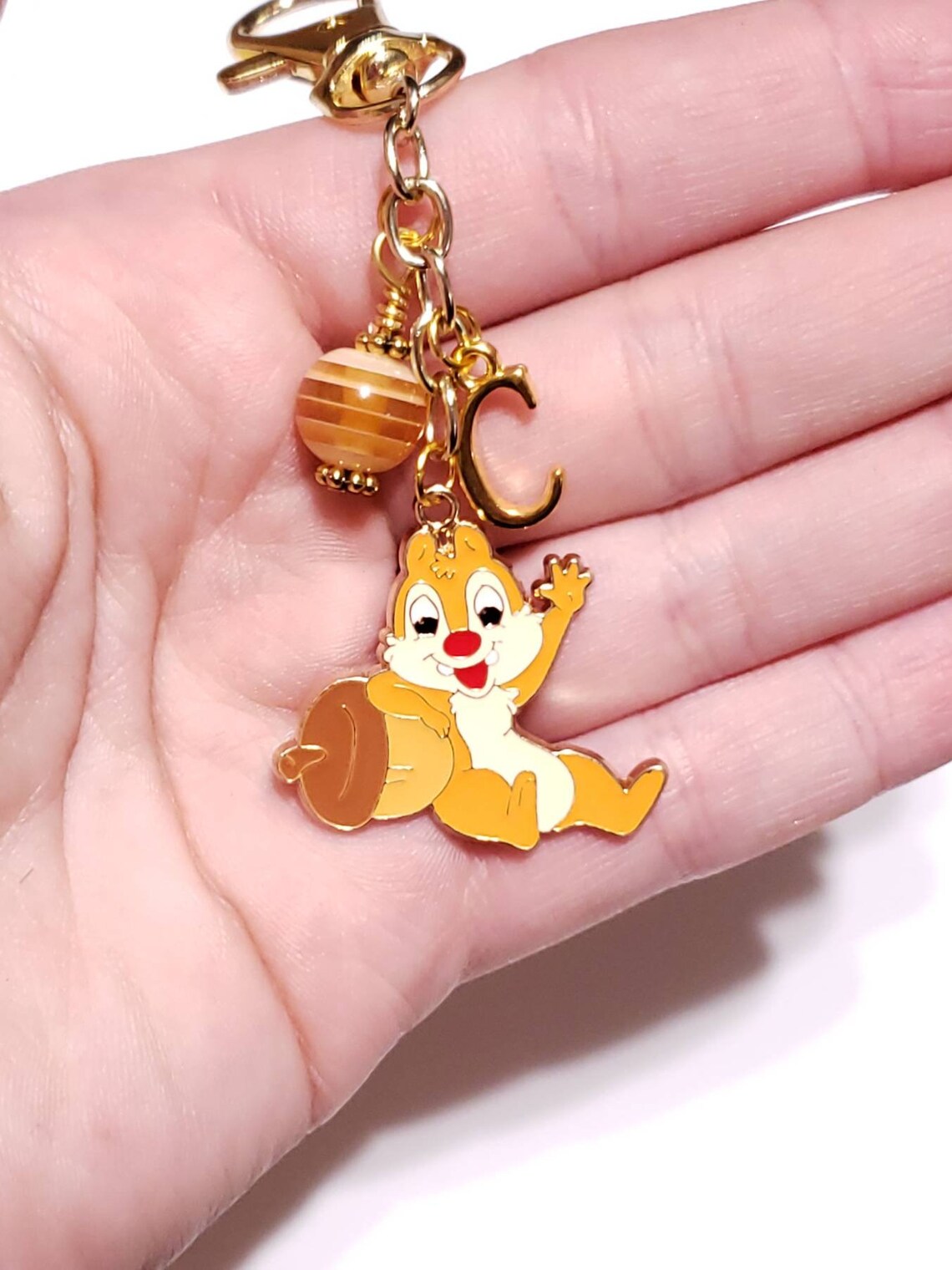 Chipmunk keychain personalized dale keychain gift ideas for Etsy