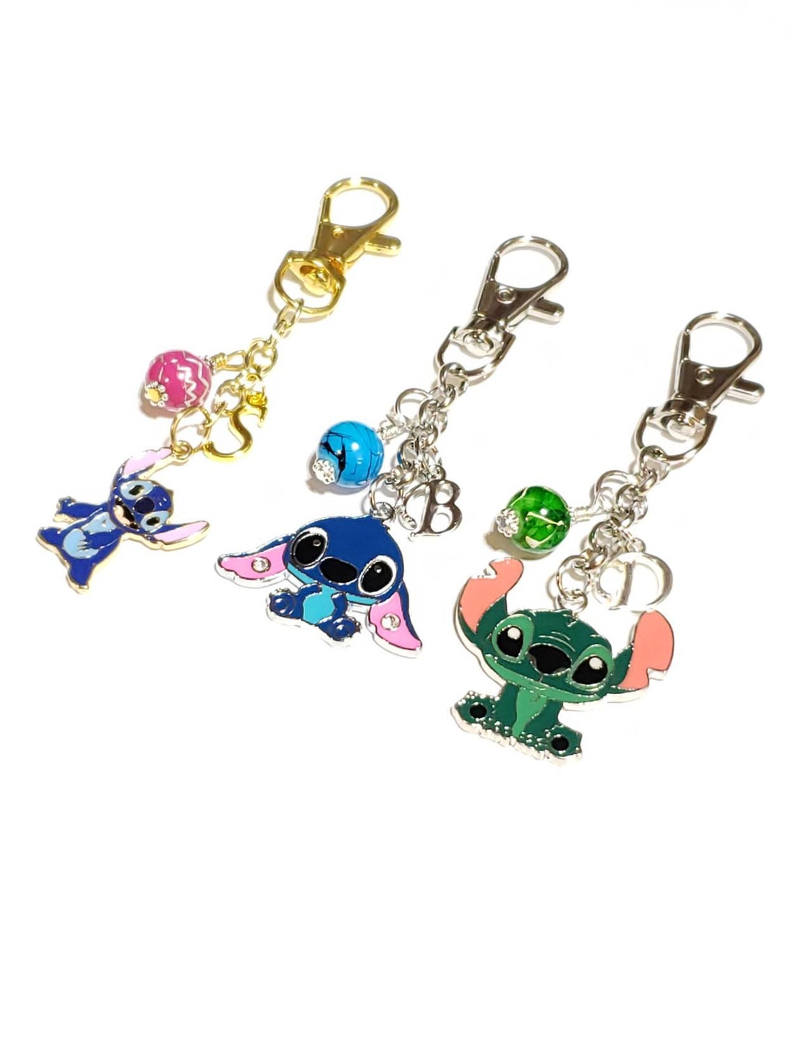 Stitch Keychain Lilo and Stitch Personalized Disney Keychain Etsy