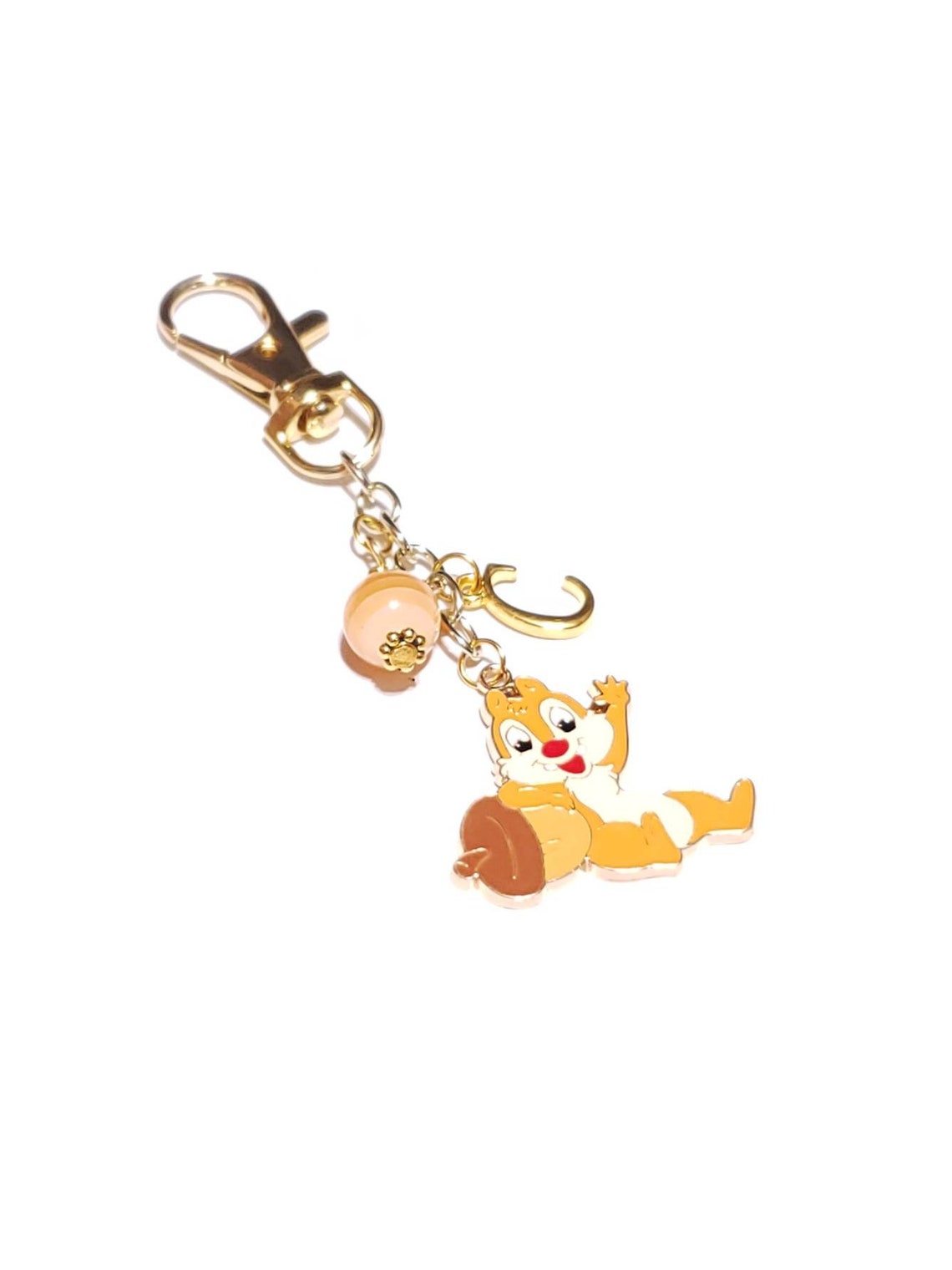 Chipmunk keychain personalized dale keychain gift ideas for Etsy