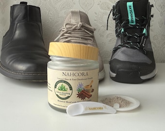 Polvo desodorizante para zapatillas / Ambientador natural para calzado deportivo / Polvo de zeolita absorbente de olores