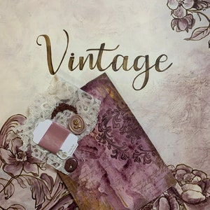 Journal Art Page Mixed Media Pack (Vintage Violet)