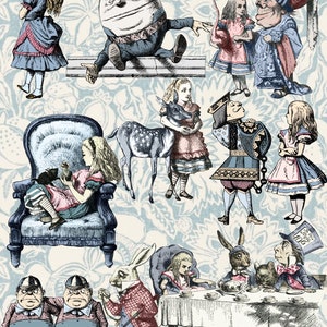 Stickers découpés Alice et ses amis