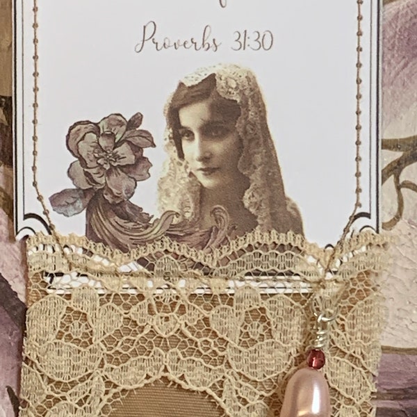 Christian Vintage Style Bookmarks ~ Proverbs 31