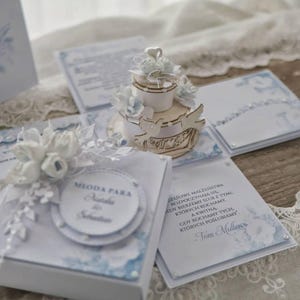 Personalized wedding gift box, luxury card for couple, elegant cash holder keepsake with wishes