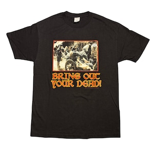 Monty Python Holy Grail Bring Out Your Dead Black Graphic T-Shirt 2000 Large
