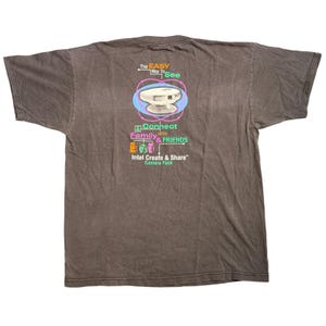 90s Intel Tshirt - Etsy