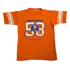 70’s ビンテージ NFL フットボールシャツ ブロンコス 1970s Broncos Shirt - Etsy