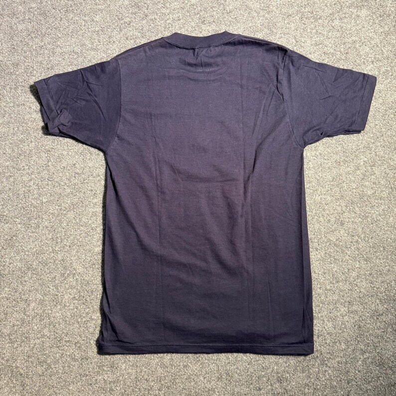Vintage 80s Walt Disney World EPCOT Center Spaceship Earth Navy T-Shirt Medium Bild 7