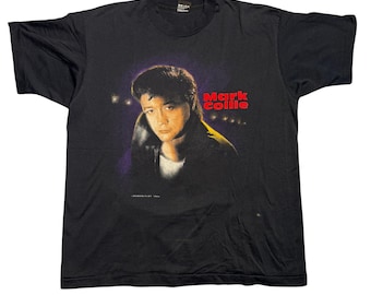 Vintage 1992 Mark Collie Born And Raised In Black & White T-Shirt L/XL