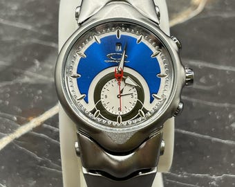 Futuristisk stålklocka – Oakley-inspirerad Y2K Cyberpunk armbandsurtillbehör