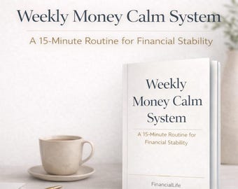 Weekly Money Calm System | 15-Minute Financial Routine (Digital Download)