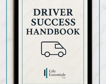 Digital Mileage Tracker Printable, Expense, Income & Trip Log, Driver Finance Job Schedule, Fillable PDF