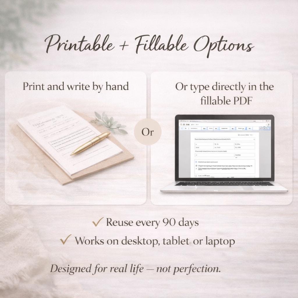 The Life Reset Method™ | Calm Life Reset Workbook for Overwhelmed Minds ...