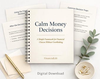 Calm Money Decisions Guide | Financial Clarity Framework (Digital Download)
