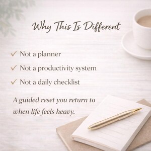 Life Reset Calm Workbook – Digital Download Printable Overwhelmed Minds ...
