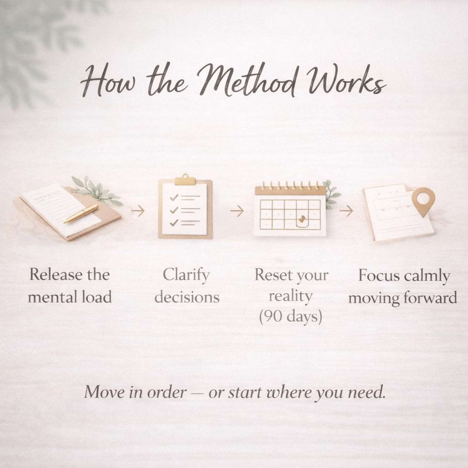 Life Reset Calm Workbook – Digital Download Printable Overwhelmed Minds ...