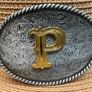 Letter P Belt Buckle - Etsy display picture 2