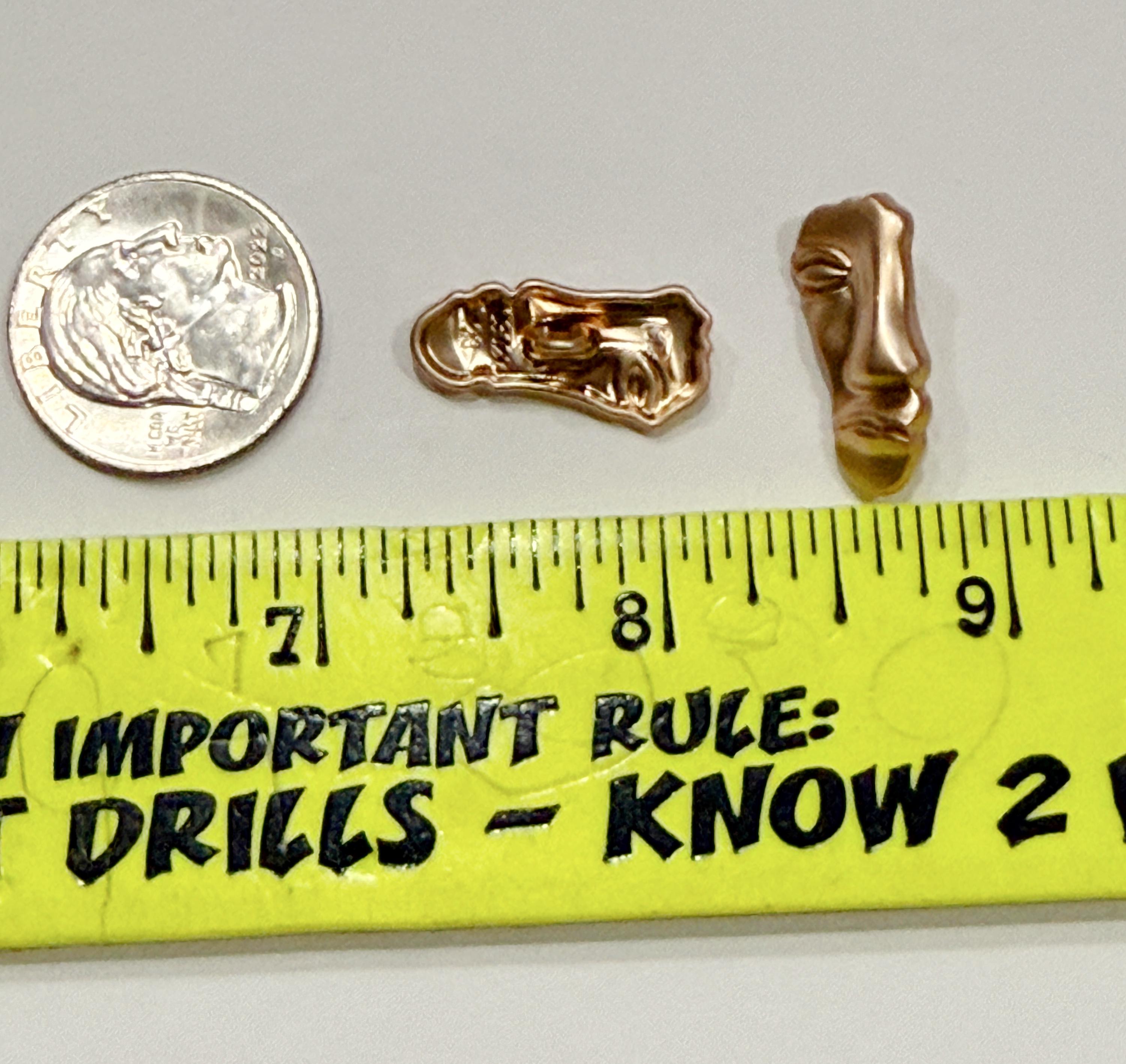 Help Button Mask 5PC Gold Mask Metal Shank Buttons Decorative Buttons for Coat Jacket ...