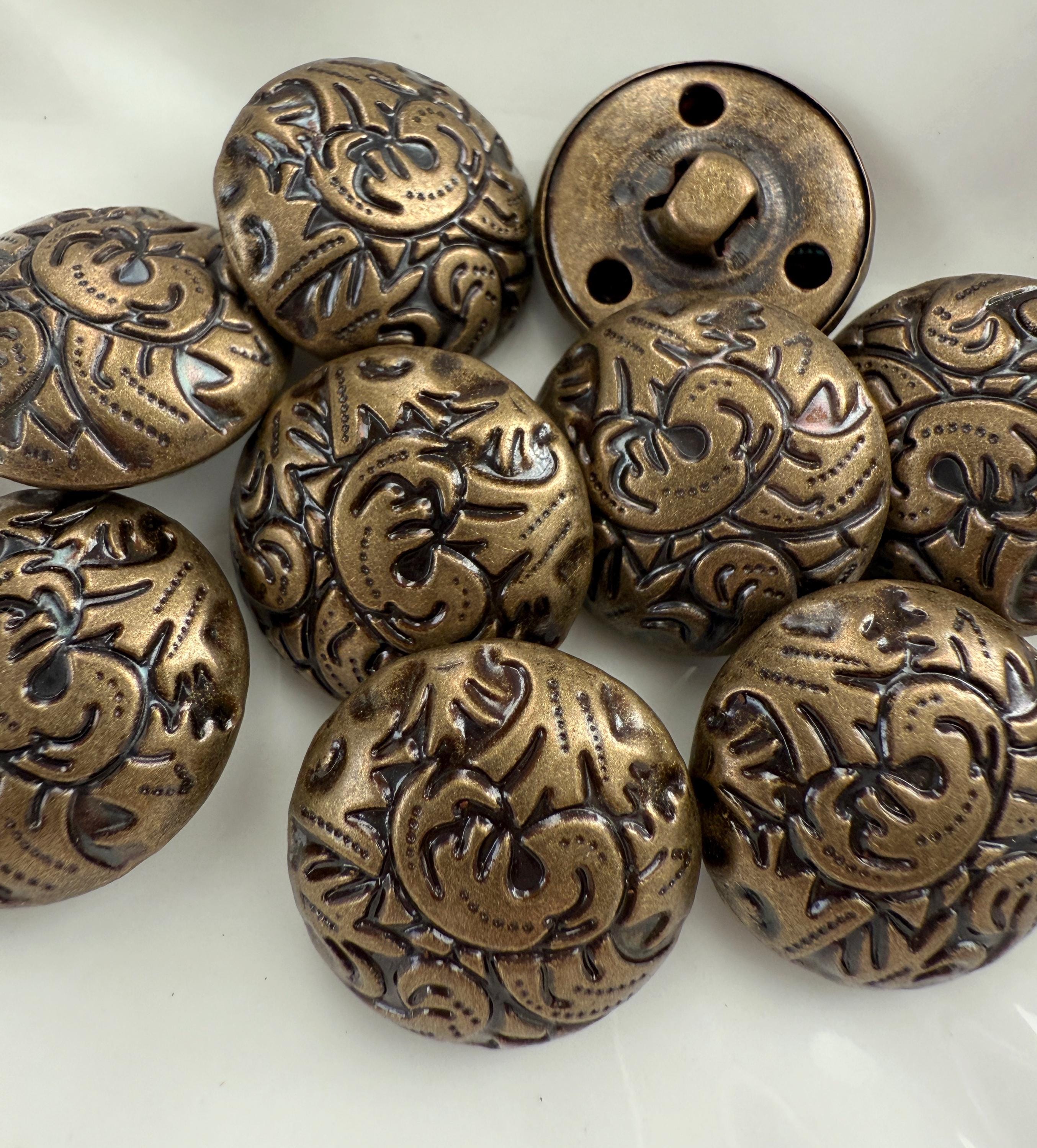 Antique French Buttons - Etsy